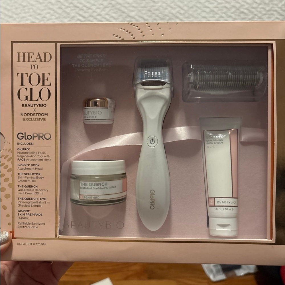 GloPro beautybio x Nordstrom head to toe glo